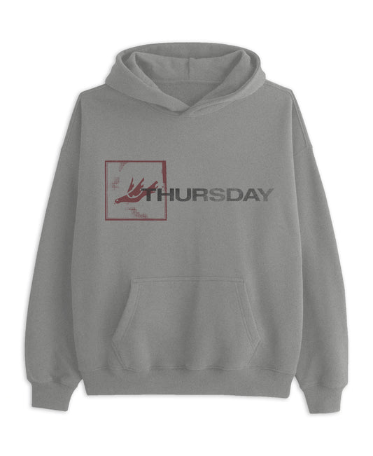 ATHLETIC GREY PULLOVER HOODIE